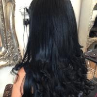 Lush Locks - Long Black Hair Extensions Straight 2
